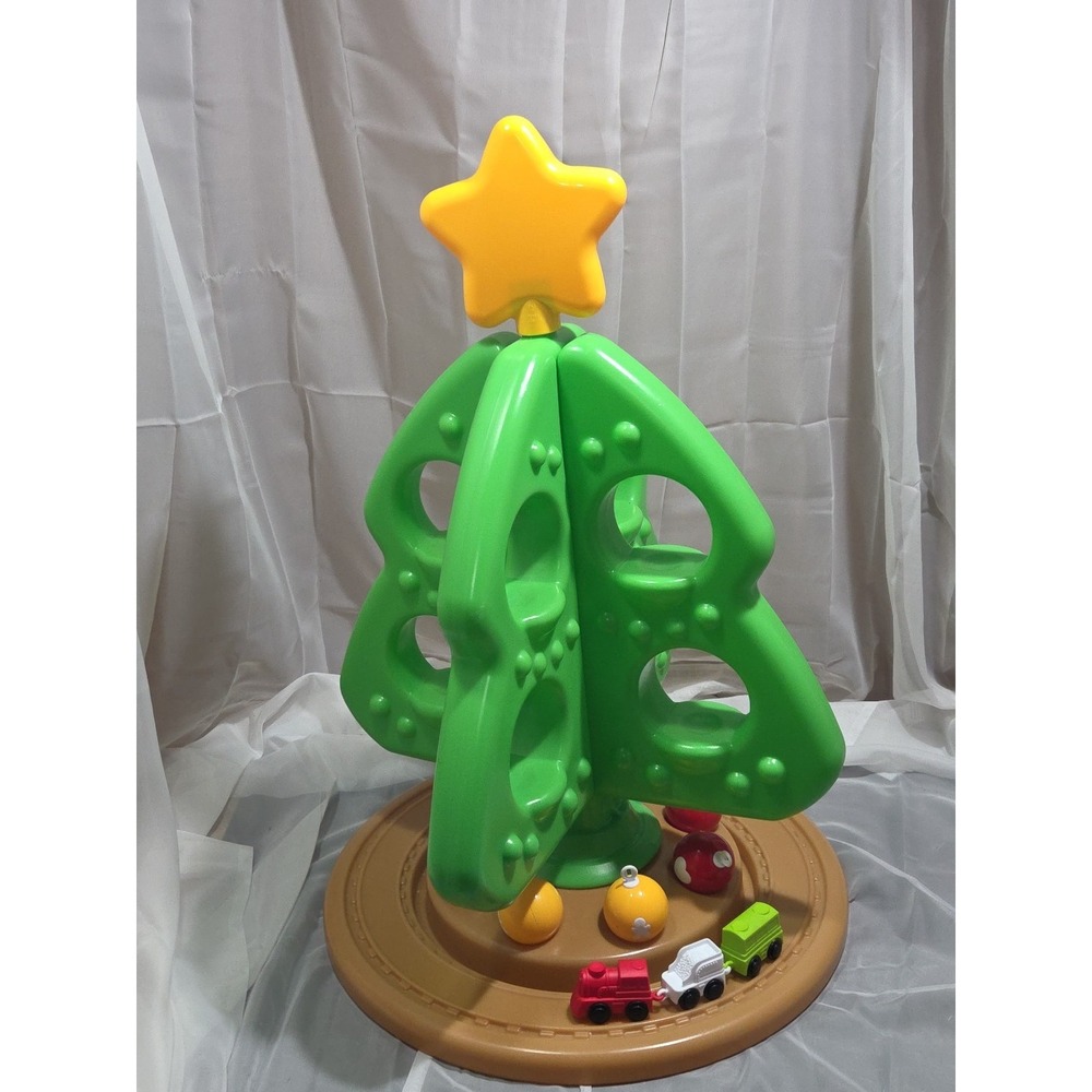Step 2 My 1st‎ Xmas Tree Complete W/Bulbs Star Topper Train Holiday Toy 2019 USA